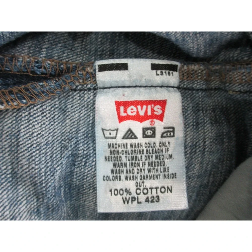 Levi's 501XX Pants Mens 36 Blue Denim Jeans Straight Buttonfly Casual 36X30 00s*